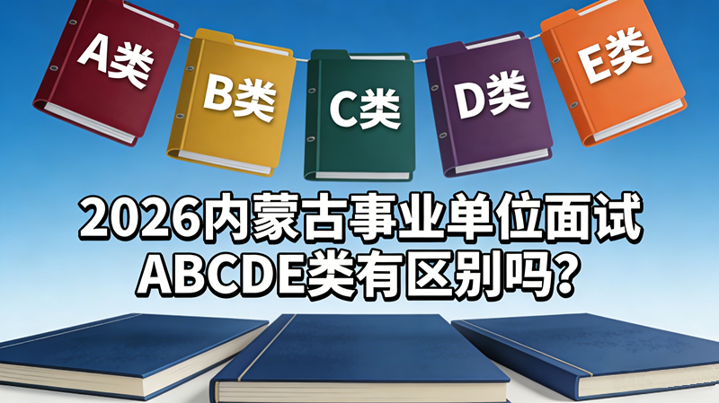 2026内蒙古事业单位面试ABCDE类有区别吗? 2026内蒙古事业单位面试ABCDE类有区别吗?